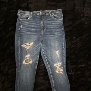 Size 18 American Eagle Distressed Skinny Jeans